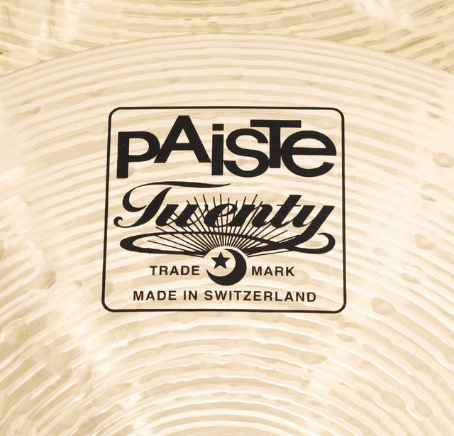Paiste's attractive box logo.